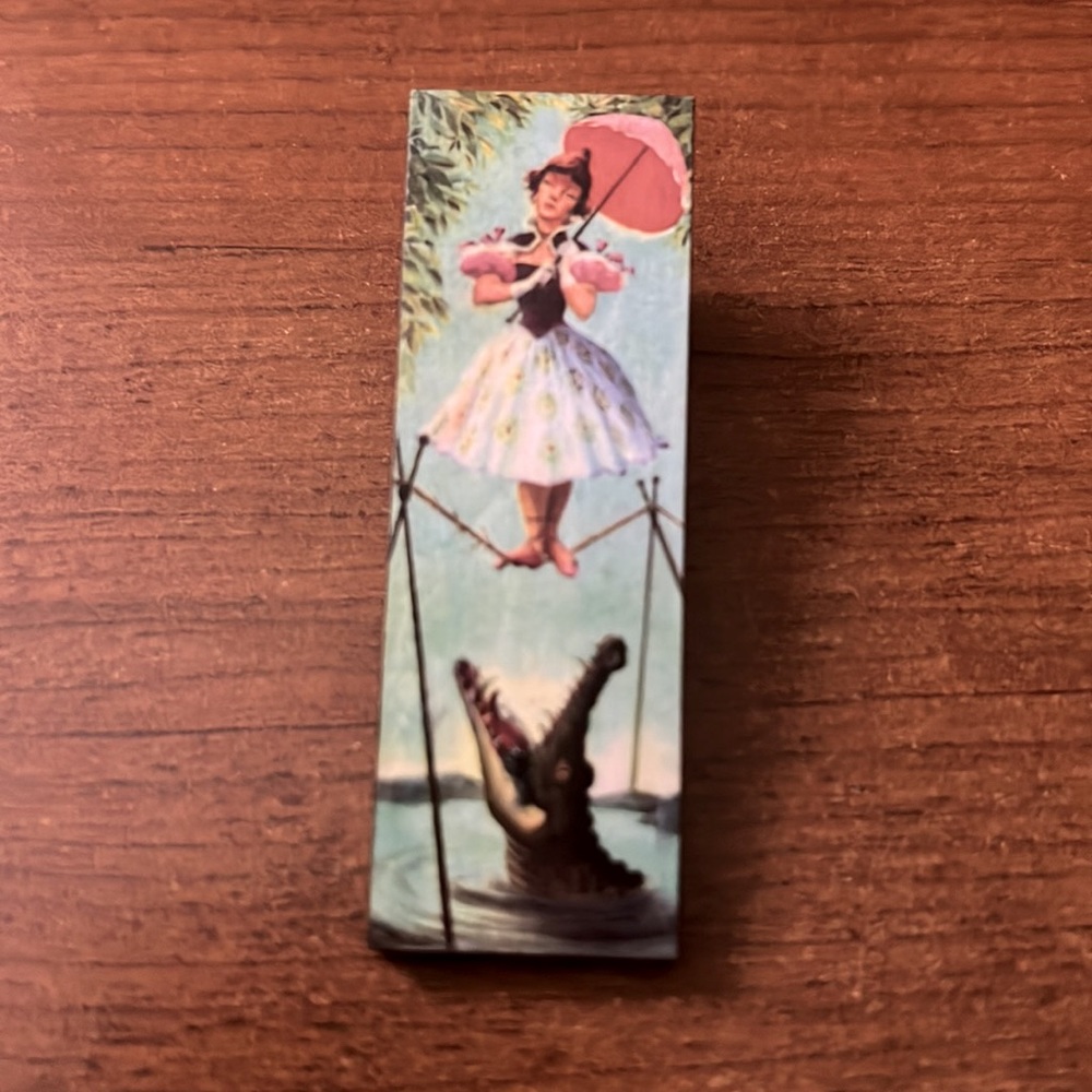 Disneyland Haunted Mansion Ballerina Tightrope Walker Stretch Painting Pin EUC